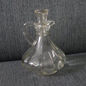 Glass Salad Dressing Shaker Jar with all Glass Lid
